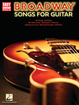 Broadway Songs for Guitar Guitar and Fretted sheet music cover